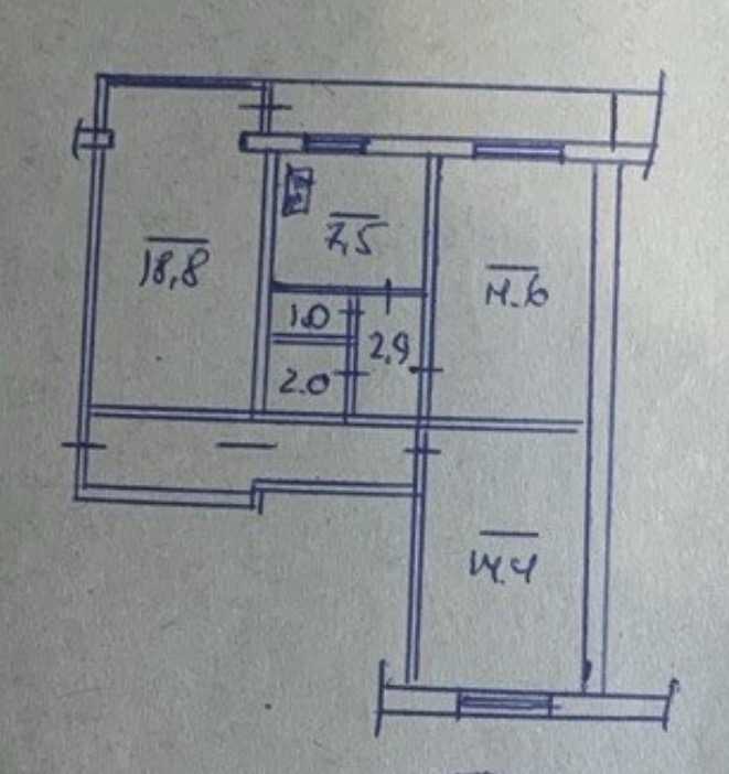 Продажа 3-комнатной квартиры 75 м², Литовский пер., 10а