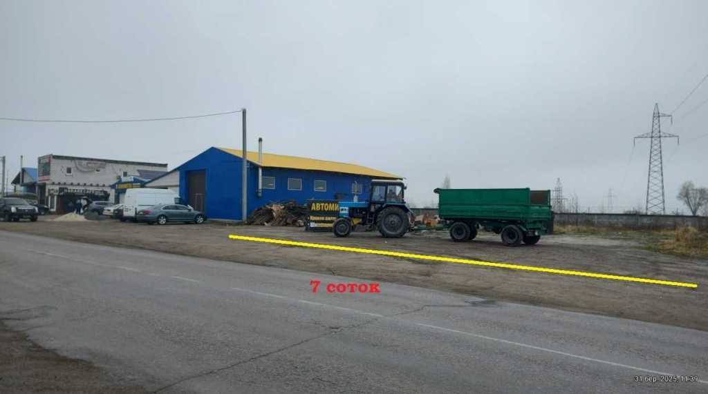 Продажа участка для обслуживания автотранспорта 7 соток, Балукова ул.