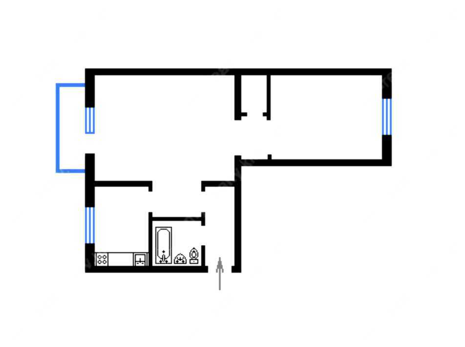 Продажа 2-комнатной квартиры 44.3 м², Дегтяревская ул., 58