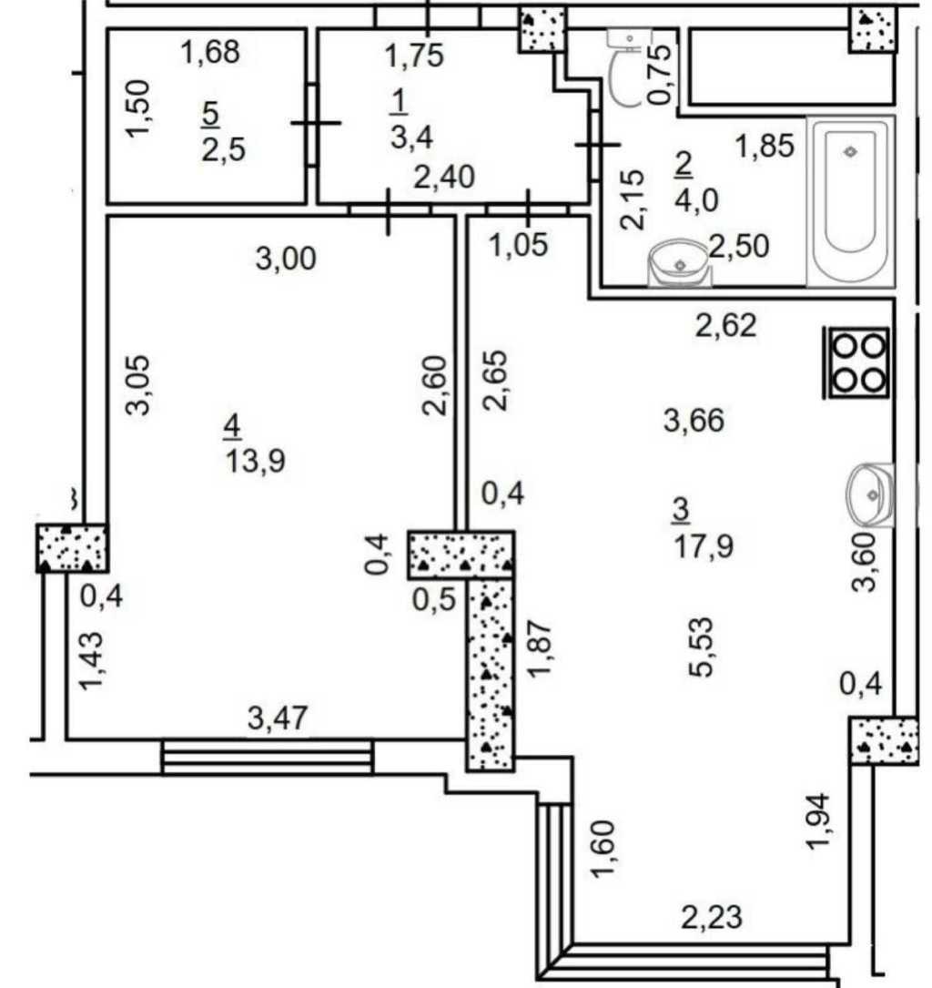 Продажа 1-комнатной квартиры 43 м², Нагорный пер., 16