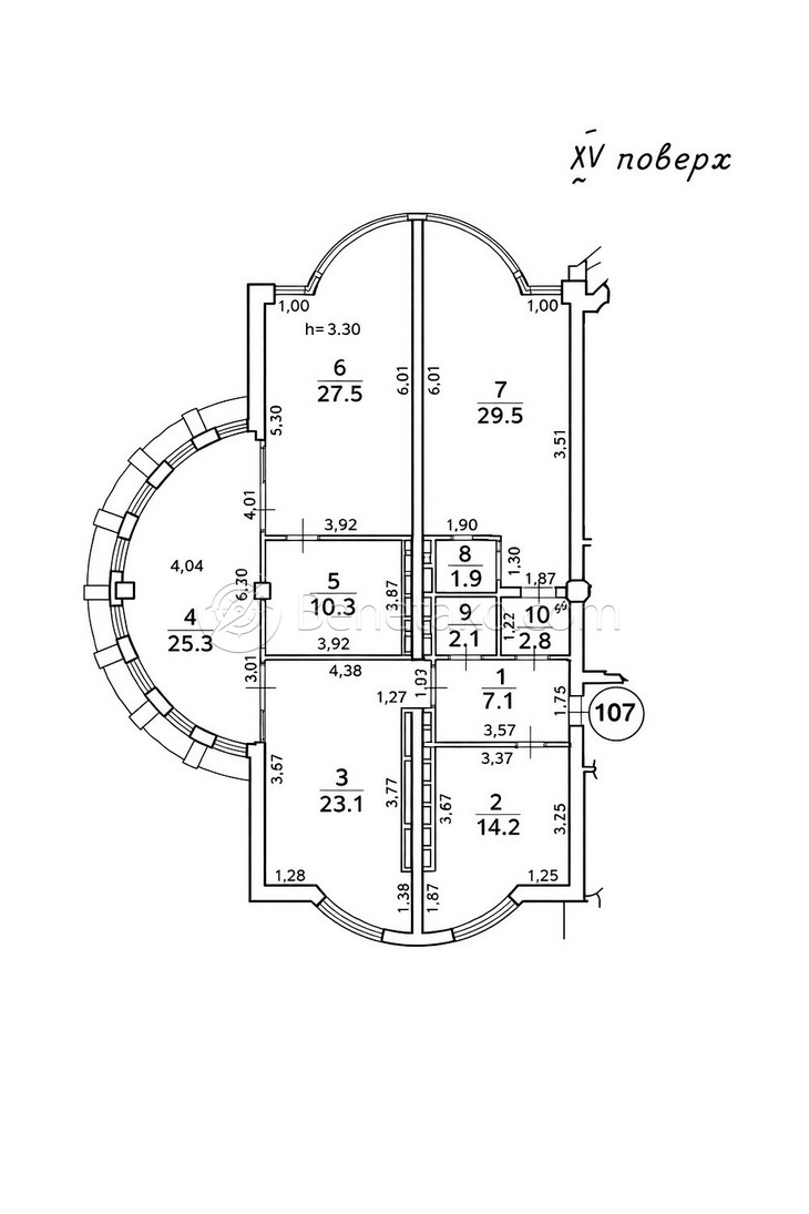 Аренда 3-комнатной квартиры 150 м², Сабанский пер., 3