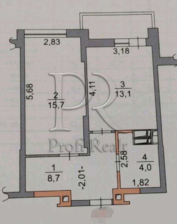 Продажа 1-комнатной квартиры 43 м², Яна Райниса ул., Підмогильного вулиця, 5