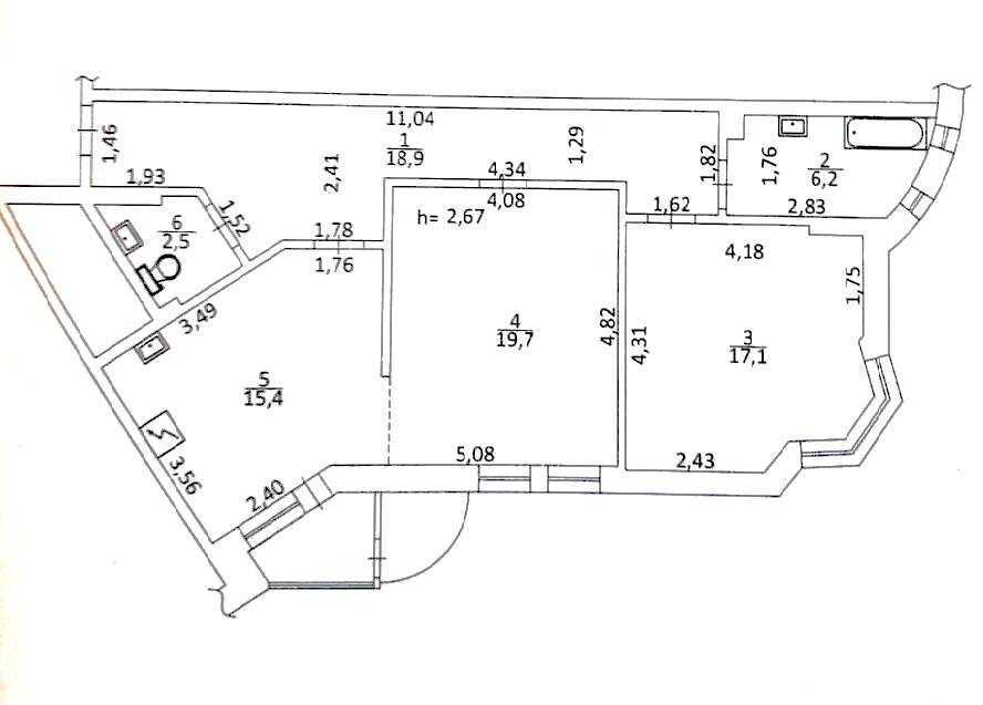 Продажа 2-комнатной квартиры 82.7 м², Сімї Стешенків, 7