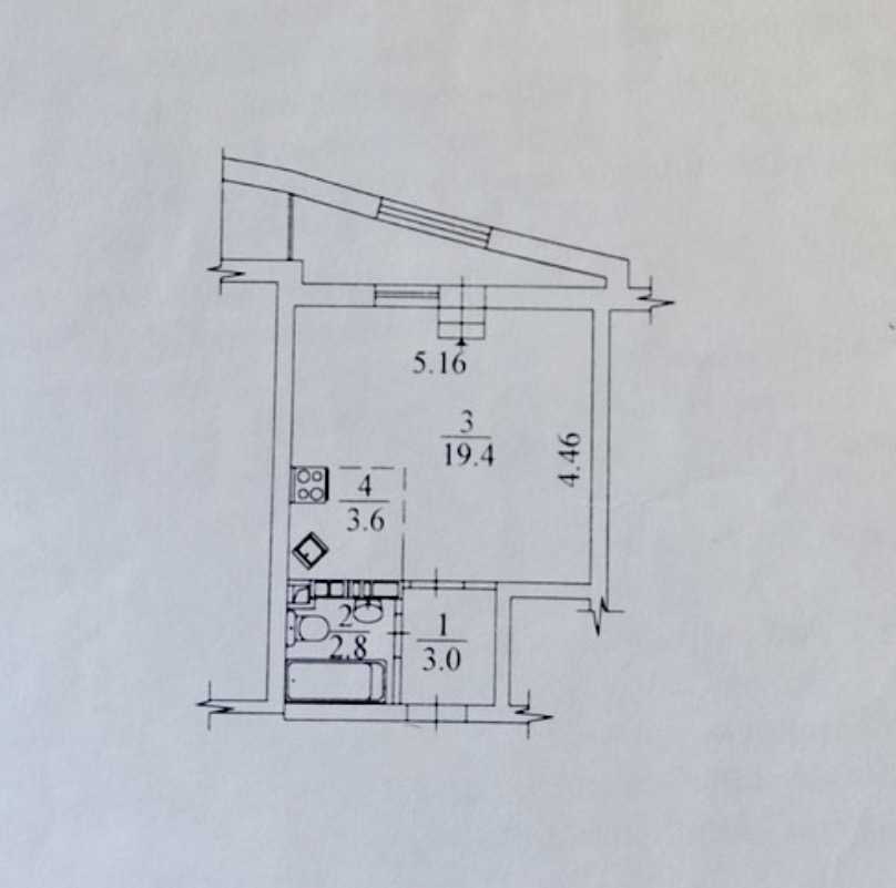 Продажа 1-комнатной квартиры 30 м², Олевская ул., 5