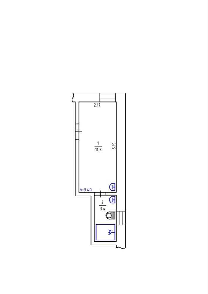 Продажа офиса 14.7 м², Лютеранская ул., 17