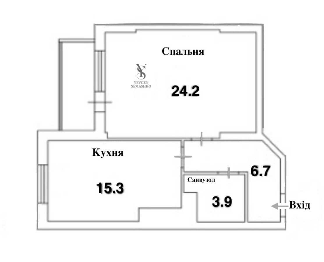 Аренда 1-комнатной квартиры 54 м², Ованеса Туманяна ул., 15А