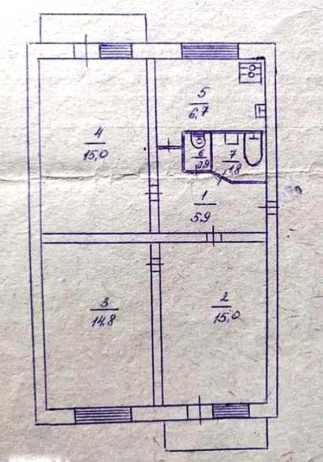 Продажа 3-комнатной квартиры 60.1 м², Ромена Роллана бул., 4Г