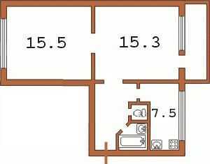 Аренда 2-комнатной квартиры 42 м², Уманская ул., 35