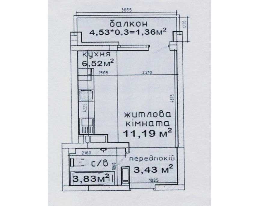 Аренда 1-комнатной квартиры 26.3 м², Академика Глушкова просп., 42