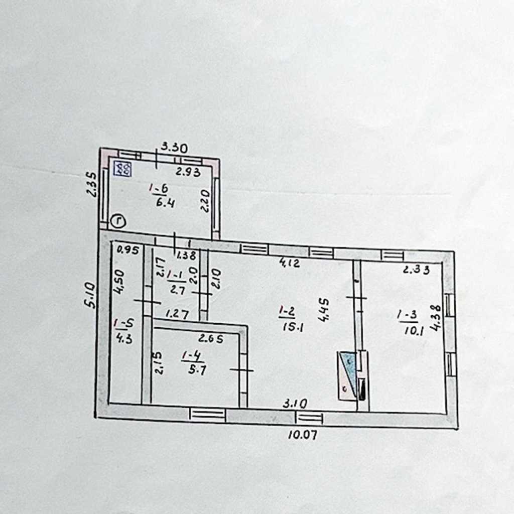 Продаж будинку 44.3 м², Кильченская