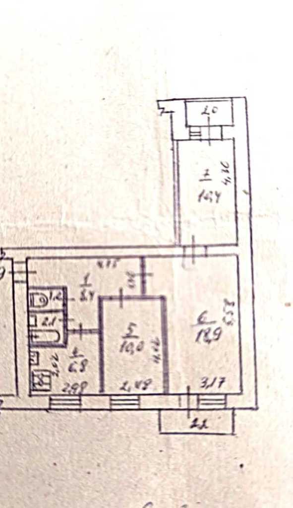 Продаж 3-кімнатної квартири 60 м², Євгена Коновальця вул., 15/1