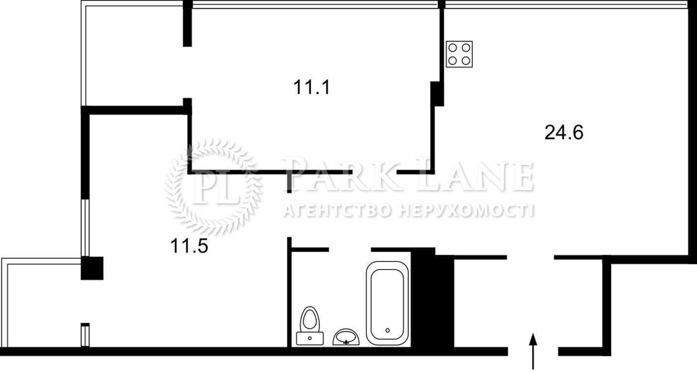 Продаж 2-кімнатної квартири 55.5 м², Інститутська вул., 73