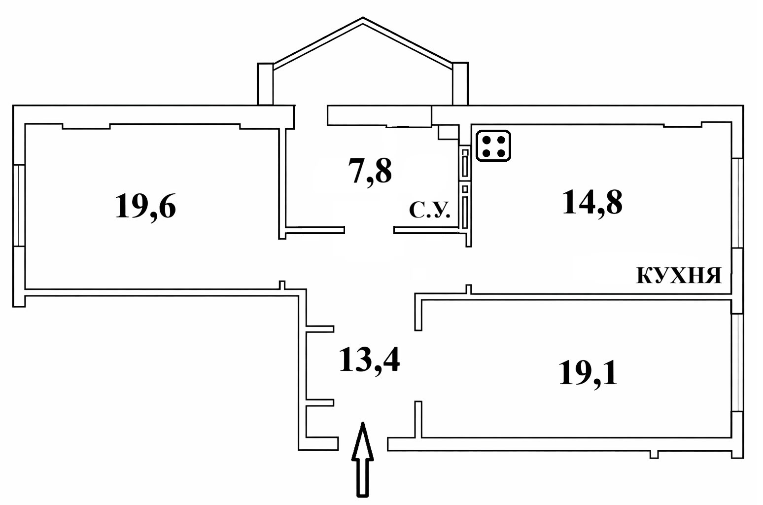Продаж 2-кімнатної квартири 80 м², Олександрівська вул., 1