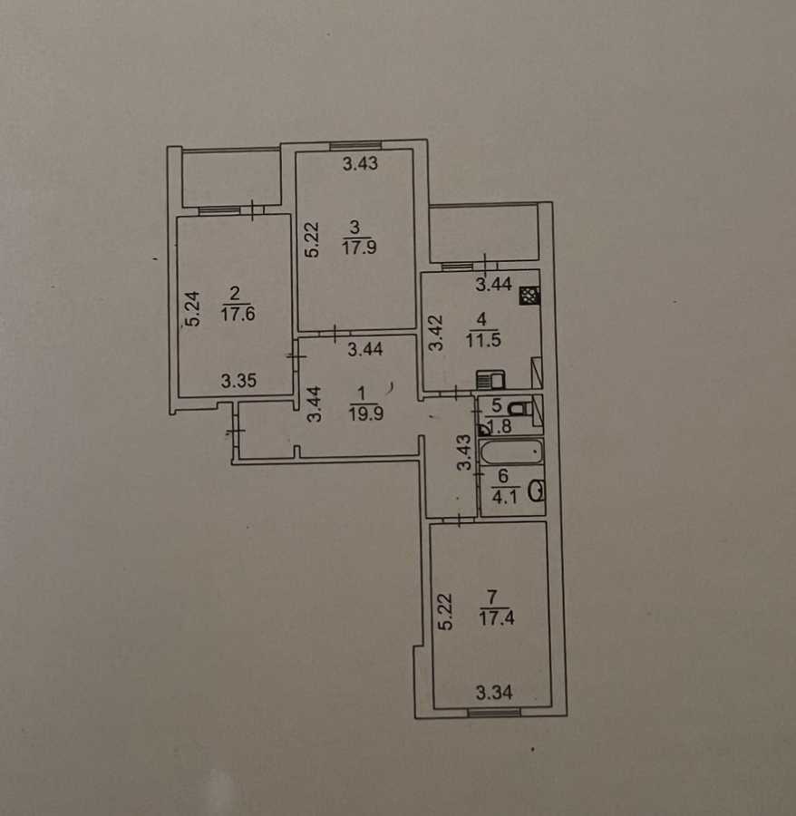 Продаж 3-кімнатної квартири 98 м², Миколи Закревського вул., 97