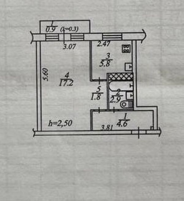 Продаж 1-кімнатної квартири 33 м², Петра Калнишевського вул., 19