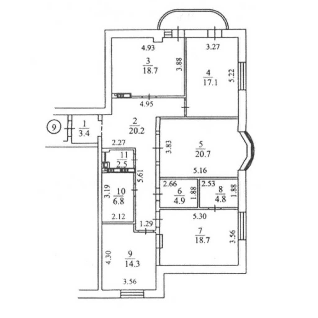 Продаж 3-кімнатної квартири 133.5 м², Лабораторний пров., 6