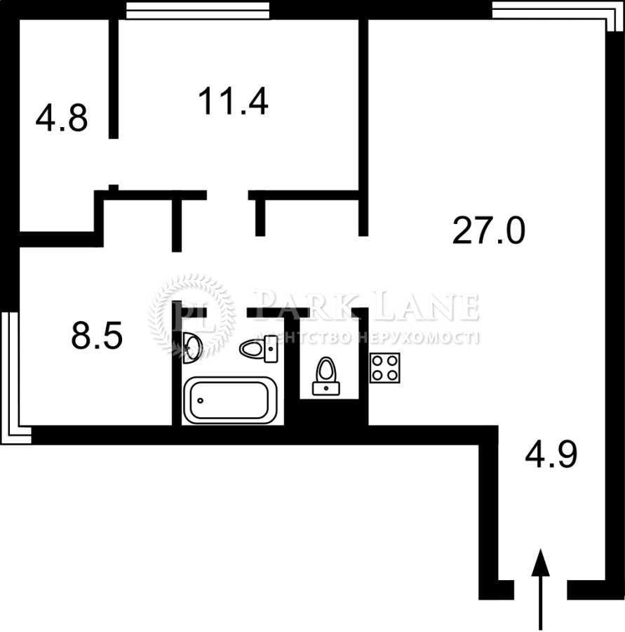Аренда 2-комнатной квартиры 70 м², Соломенская ул., 20в