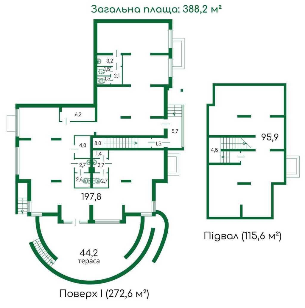 Аренда магазина 388.2 м², Степана Ковнира ул., Рудницького, 19/14