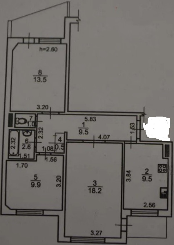 Продажа 3-комнатной квартиры 68 м², Линия 13-го Трамвая ул.