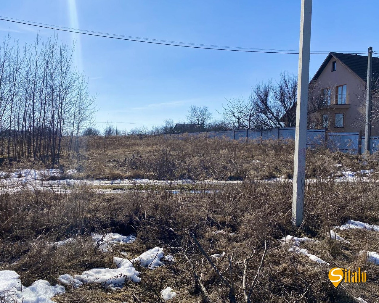 Продаж ділянки під індивідуальне житлове будівництво 12 соток