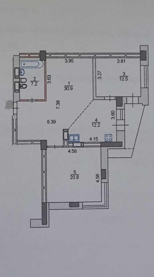 Продажа 3-комнатной квартиры 85 м², Ушинского ул., 14Б