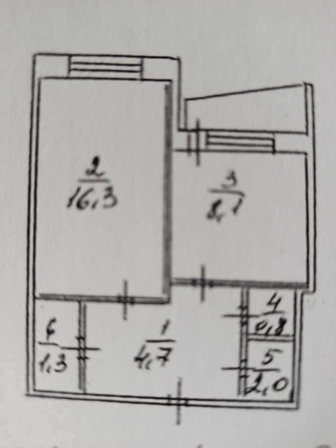Продажа 1-комнатной квартиры 34 м², Здолбуновская ул.
