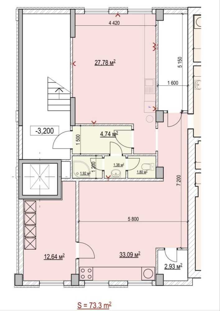 Продаж офісу 74 м², Глибочицька вул., 40