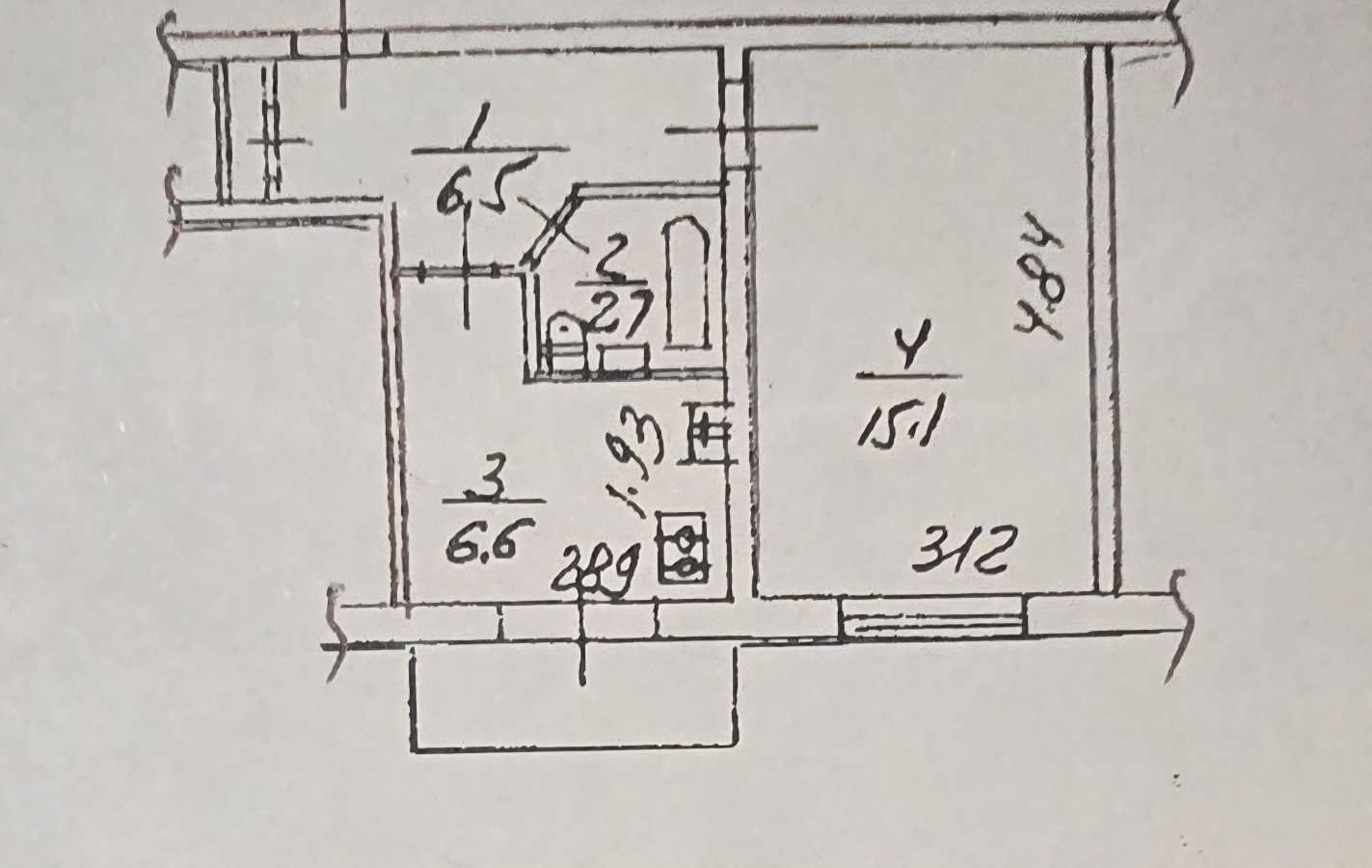 Продажа 1-комнатной квартиры 31.7 м², Шолом-Алейхема ул., 15