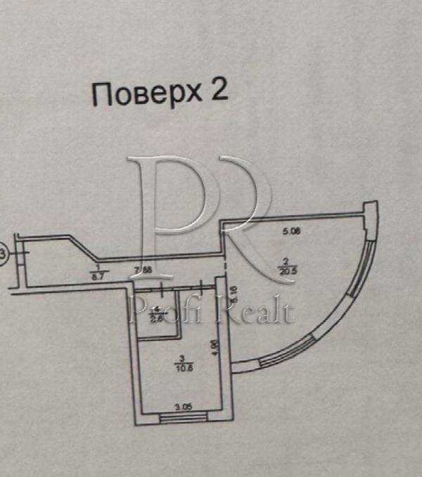 Продаж 1-кімнатної квартири 43 м², Олени Пчілки вул., 2