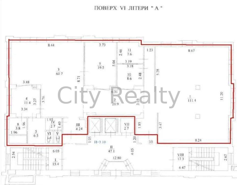Оренда офісу 312 м², Воздвиженська вул., 45