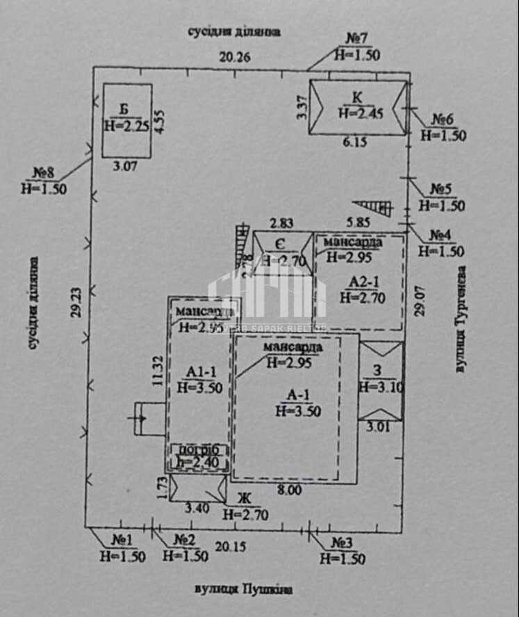 Продажа дома 249 м², Софиевская, 21