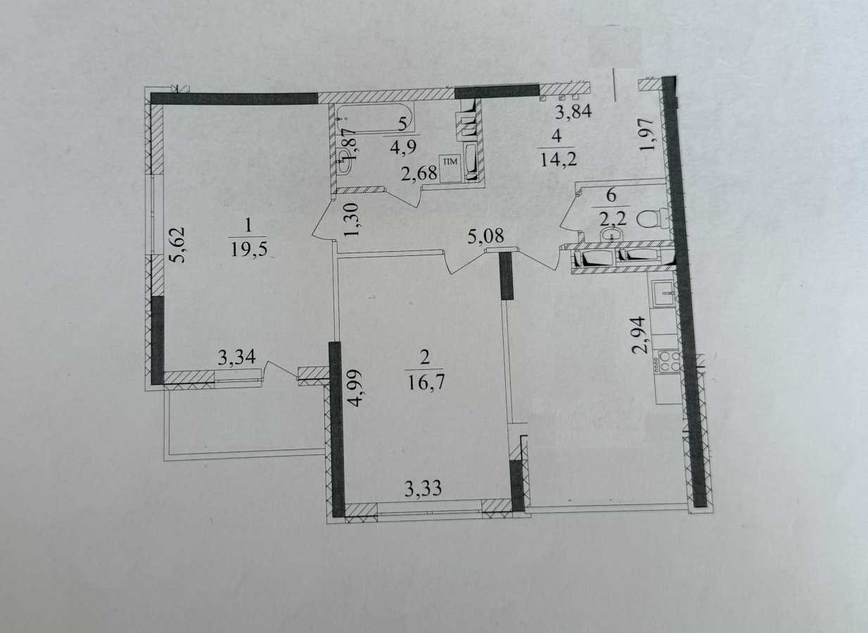 Продажа 2-комнатной квартиры 79 м², Любомира Гузара просп., 46Б