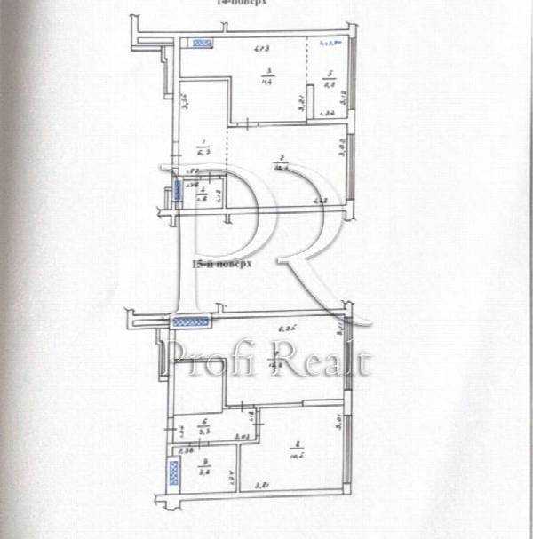 Продажа 3-комнатной квартиры 68 м², Панорамна вулиця, 2Б