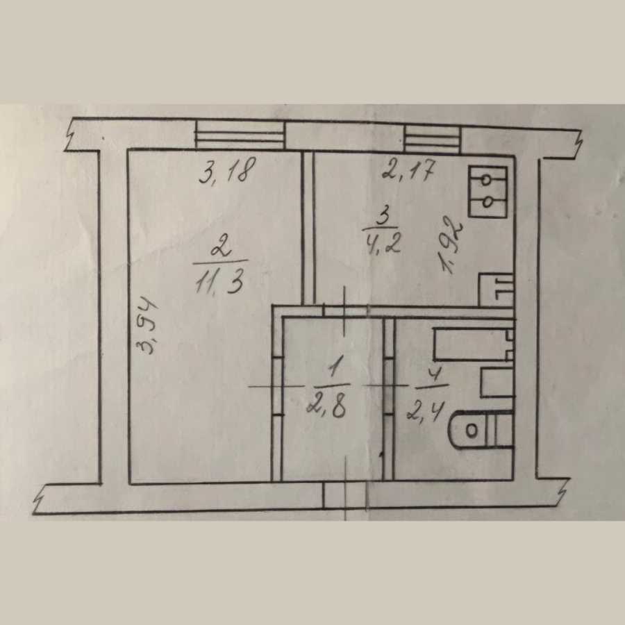 Продаж приміщення вільного призначення 20.7 м², Вадима Гетьмана вул., 38