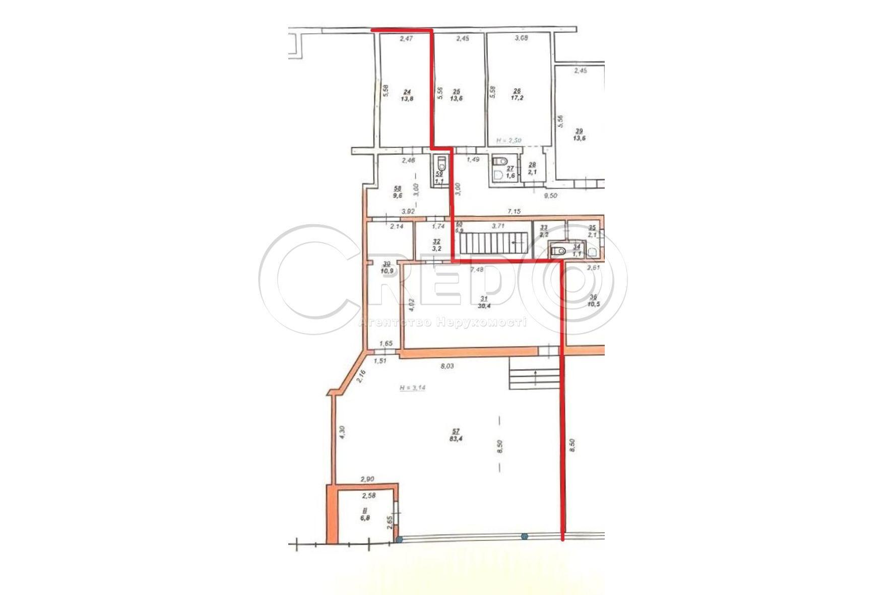 Аренда торгового помещения 160 м², Мира просп.