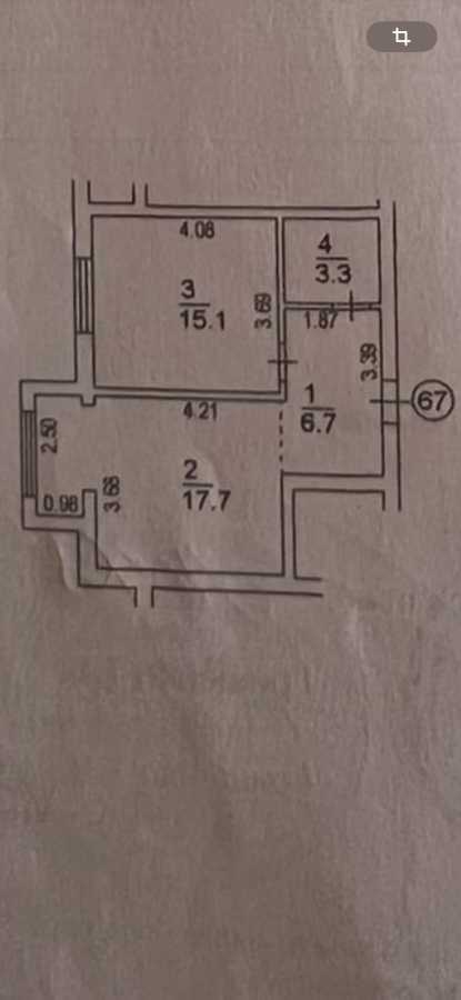 Продаж 1-кімнатної квартири 44 м², Кошева вул., 104/21
