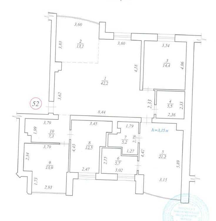 Продажа 5-комнатной квартиры 155 м², Волошкова, 1