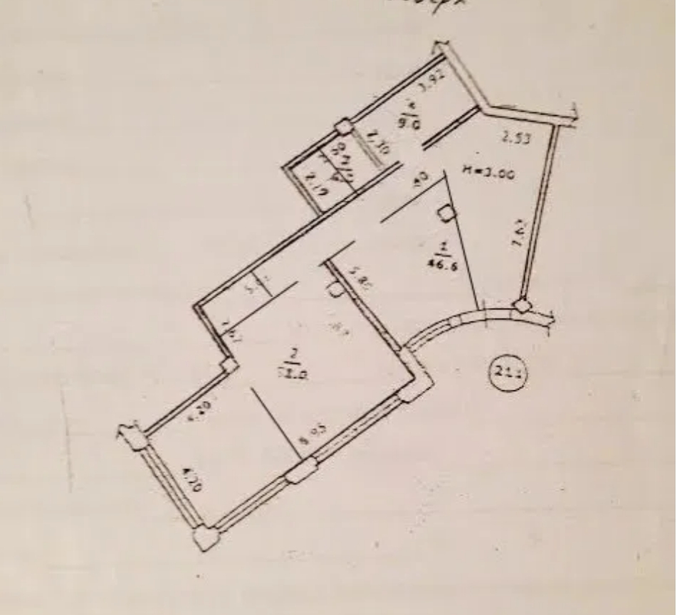 Аренда офиса 113 м², Шевченко просп.