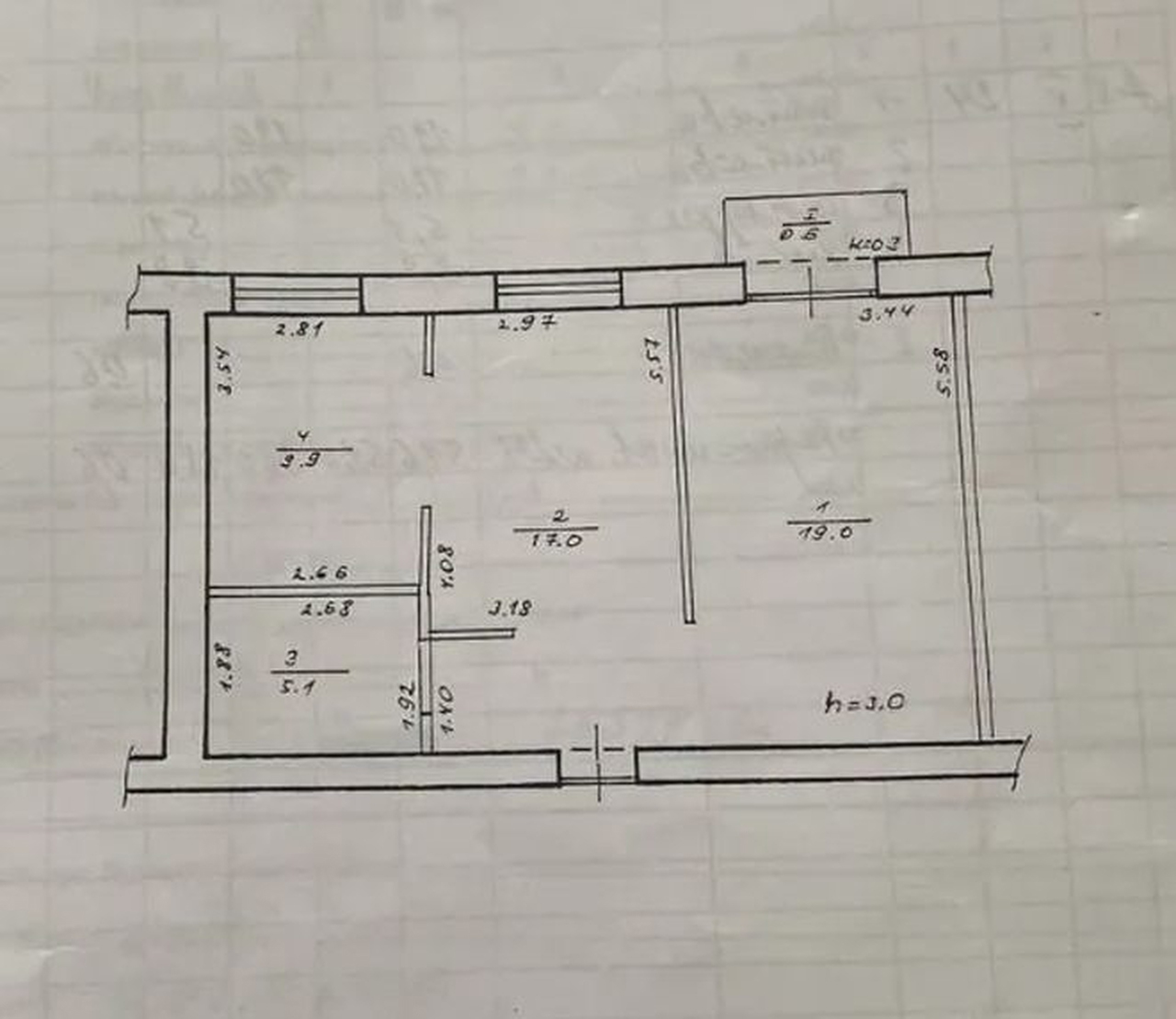 Продажа 2-комнатной квартиры 52 м², Чернышевского ул., 21