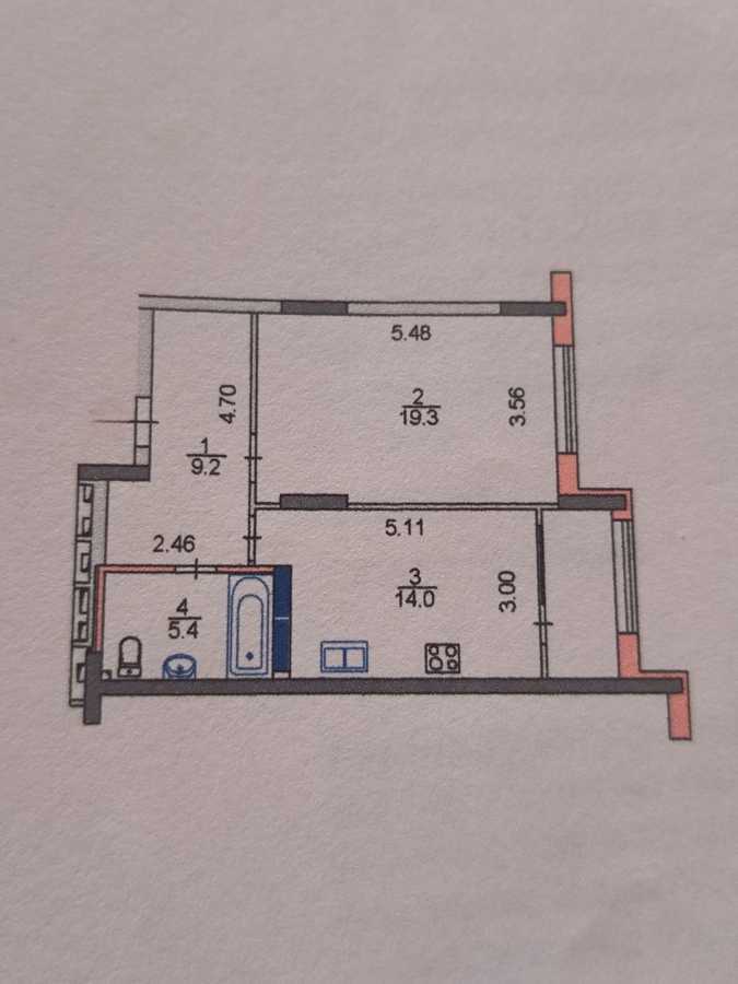 Оренда 1-кімнатної квартири 52 м², Академіка Глушкова просп., 9Г