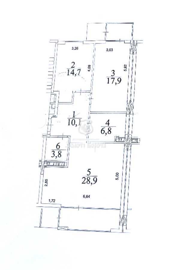 Продажа 2-комнатной квартиры 93.7 м², Набережно-Крещатицкая ул., 21
