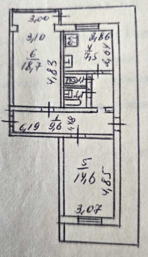 Продаж 2-кімнатної квартири 60 м², Миколи Ушакова вул., 12