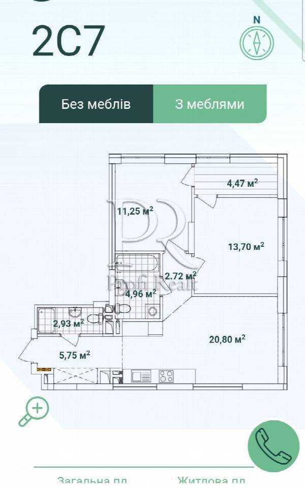 Продажа 2-комнатной квартиры 67 м², Всеволода Змиенко ул., Змієнка вулиця, 15/23