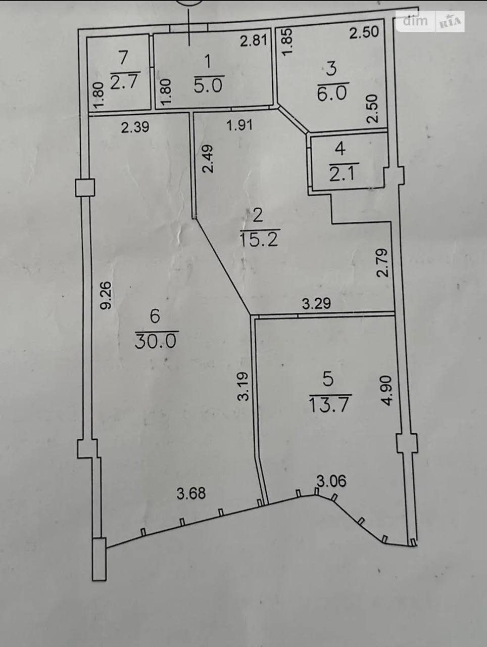 Продажа 2-комнатной квартиры 75 м², Гагаринское Плато ул., 5/2