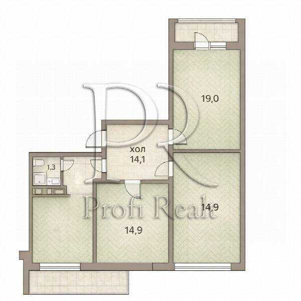 Продажа 3-комнатной квартиры 88 м², Бориса Гмыри ул., 15