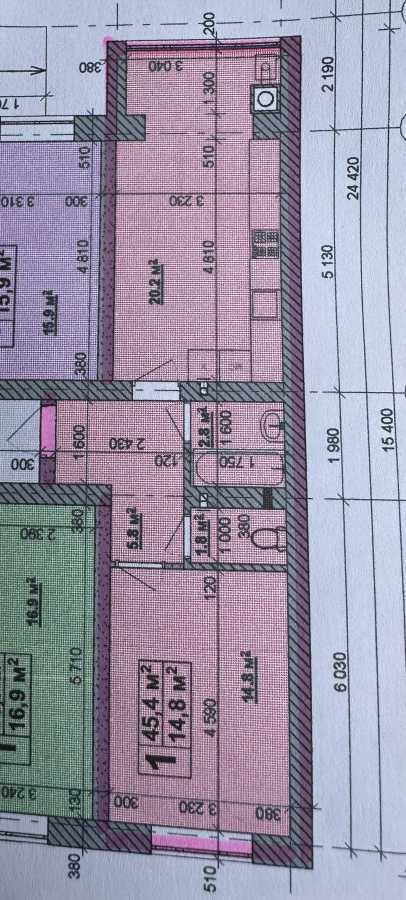 Продаж 1-кімнатної квартири 45.4 м², Леоніда Каденюка, 16