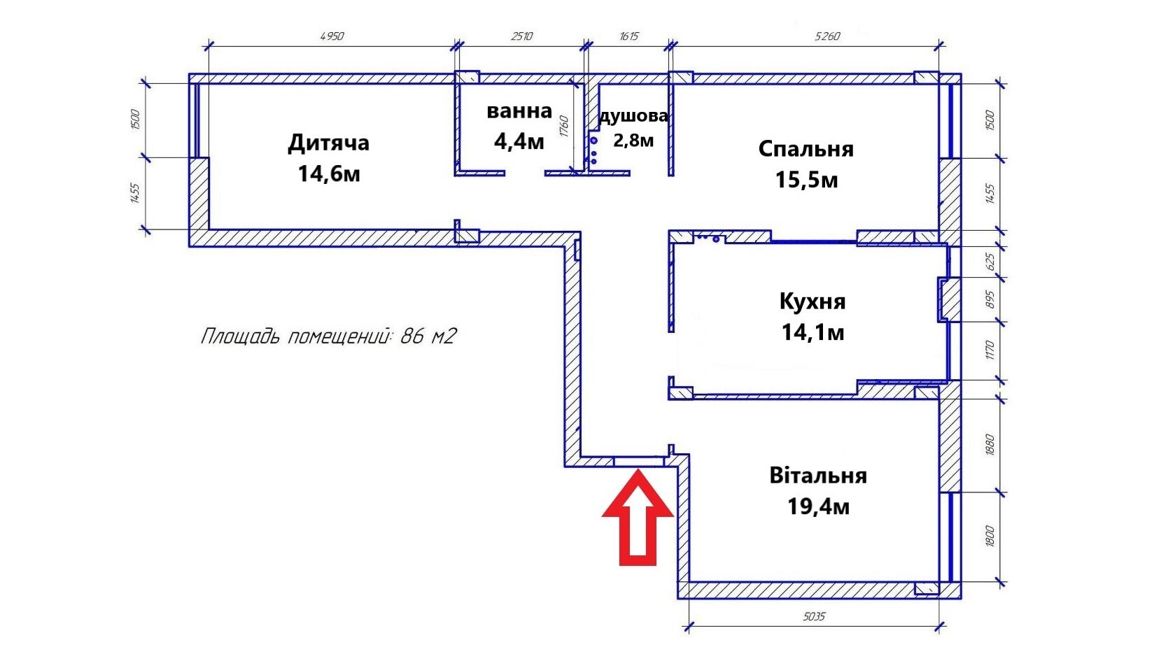 Аренда 3-комнатной квартиры 86 м², Регенераторная ул., 4, КОРПУС 3