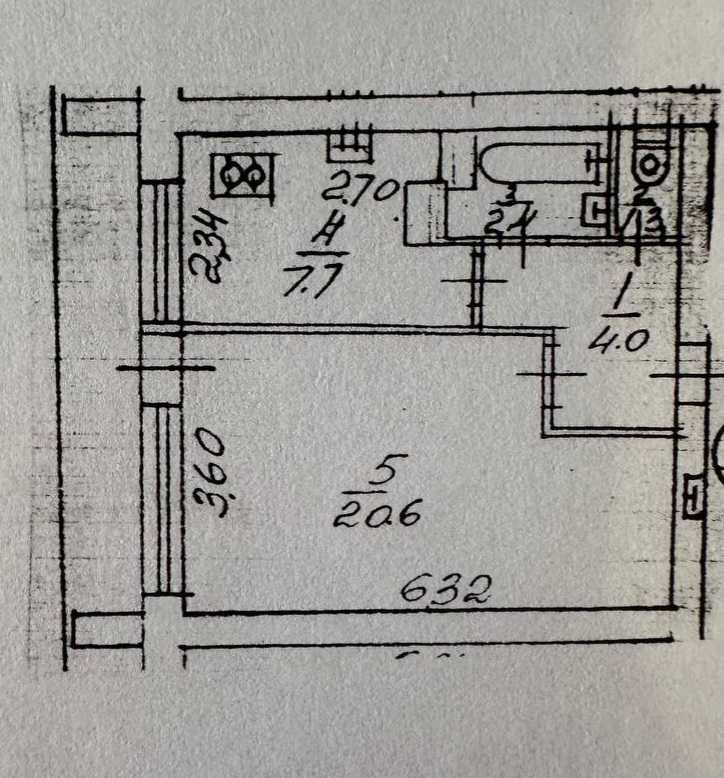 Продаж 1-кімнатної квартири 39.5 м², Русанівська наб., 18