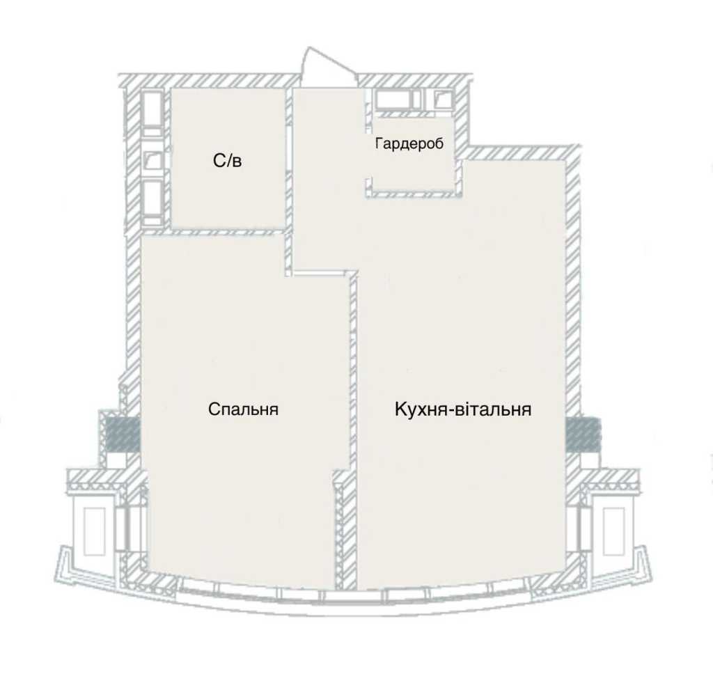 Оренда 1-кімнатної квартири 56.3 м², Саперне Поле вул., 5А