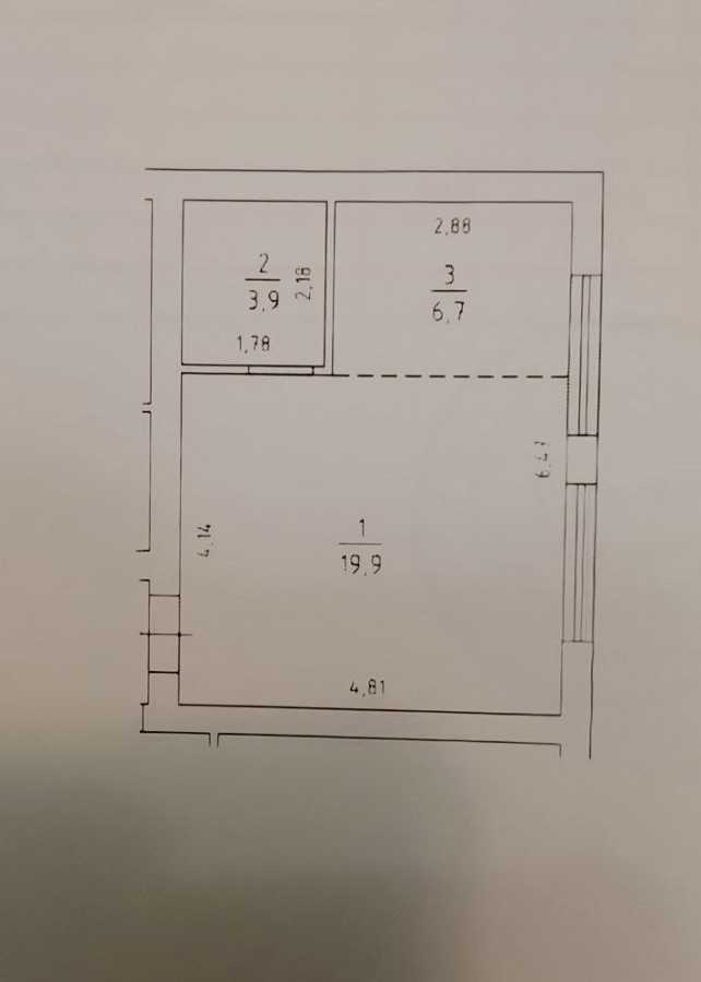 Продажа 1-комнатной квартиры 30.5 м², Назария Яремчука ул., 18